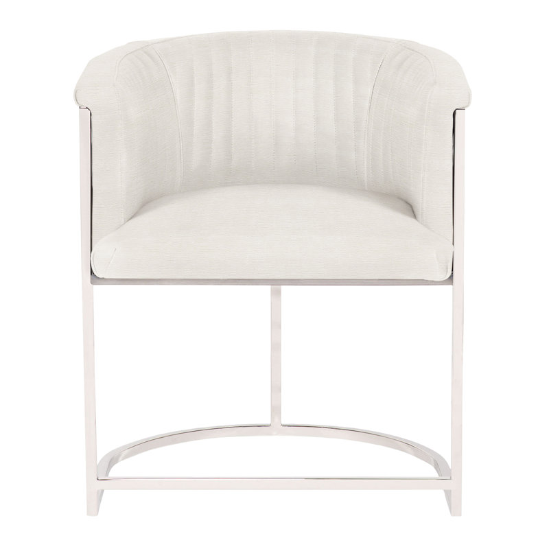 Chaise en métal Vanguard Harrison, Parchemin Nadia