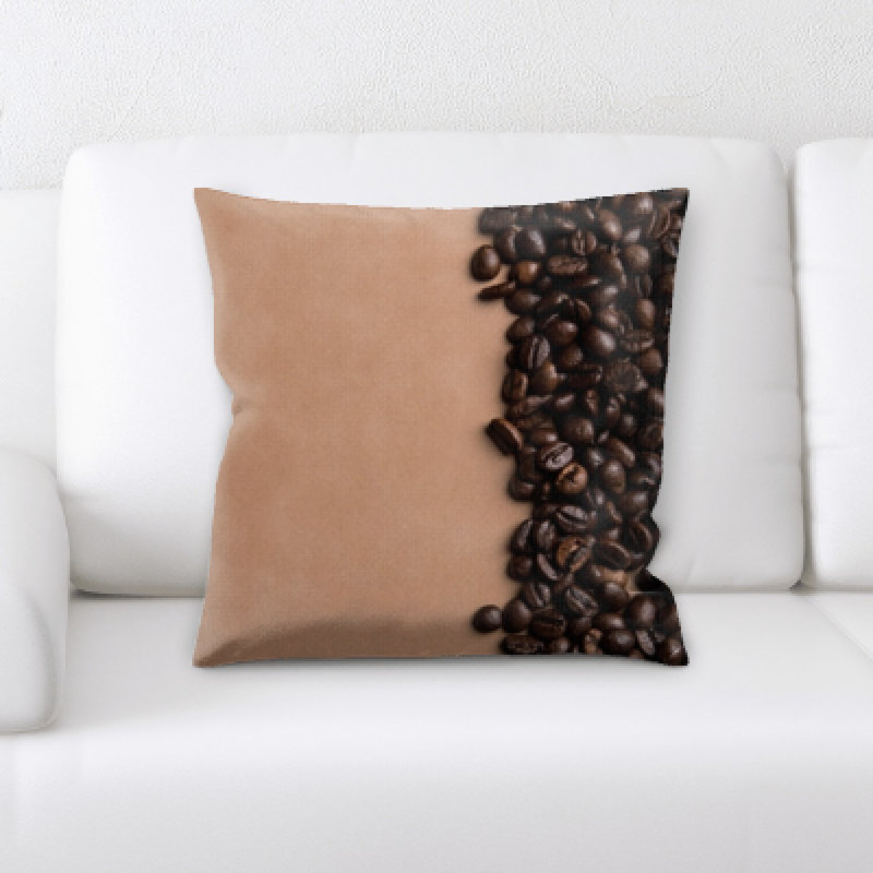 Microsuede Reversible Throw Pillow