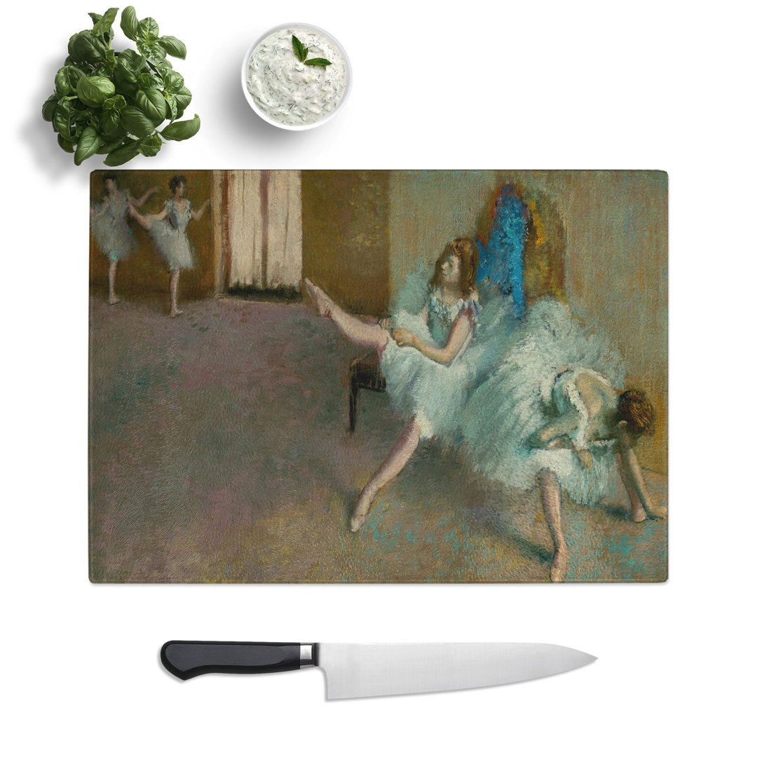Before the Ballet by Edgar Degas Chopping Board