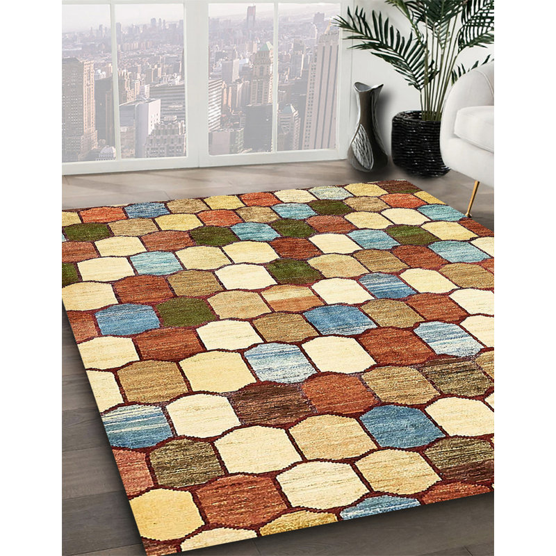 Tapis abstrait moderne 385, Rectangle 4 pi x 6 pi