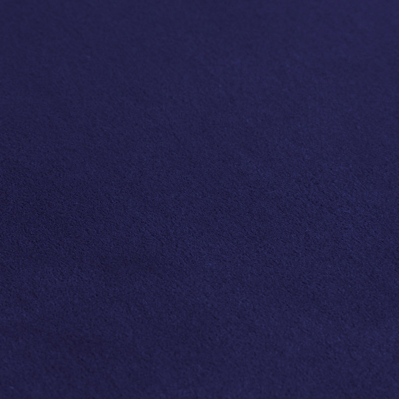 Repose-pieds capitonné standard Ciabattoni, 100 % polyester bleu marine