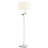 Jeannette 1 Light Chrome Floor Lamp With Shade