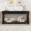 Console Table With Drawers And Shelf, Behind Sofa Table-555199045