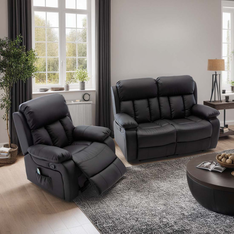 3 Seater Sofa, Black