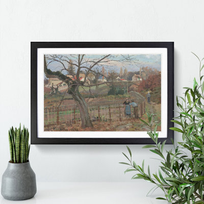 The Fence 1985.64.31 by Camille Pissarro - Picture Frame Painting