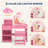 Lighted Crown Mirror Kids Vanity Set - 2-in-1 Wooden Makeup Desk with Chair, Drawer & Open Shelves - Princess Dressing Table with Room Storage for Toddlers  - Pink-1287013478