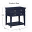 Table de chevet 2 tiroirs Carmona-1884384341