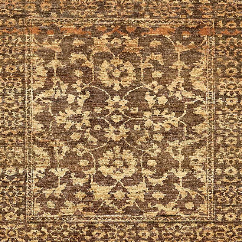 Abstract Indoor Rug, Square 5'