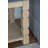 23.8x23.8x24" Side Table,Brown+Gray