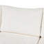Canapé-lit modulaire crème de 112,2 po avec rangement mobile, ports de chargement et 3 coussins supplémentaires pour le salon, le canapé-lit et la détente