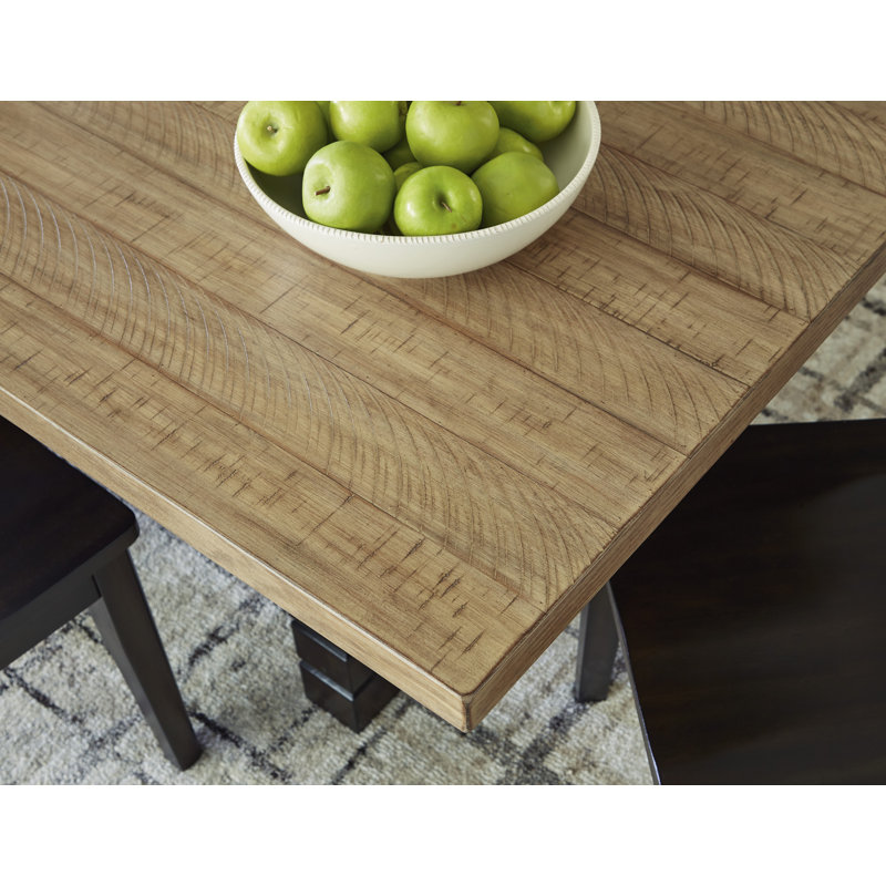 Francka Pine Solid Wood Base Dining Table
