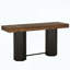 Table bistro avec motif grain de bois