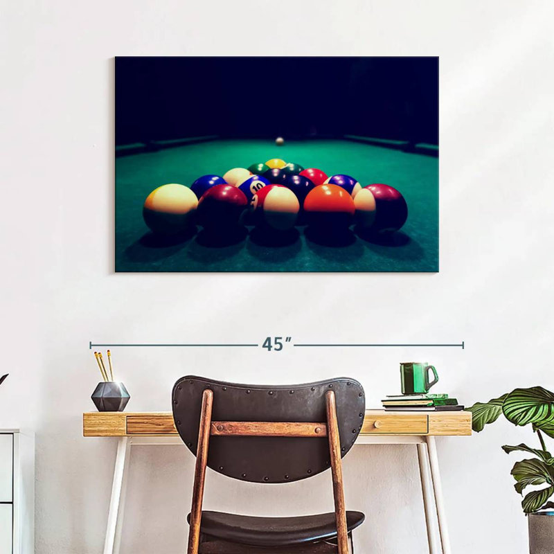Senne Billiard Balls, 26" H x 39" W