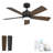 Smart Ceiling Fan With Reversible Blades, Remote & App Control, Led Light, And Dc Motor-1863083306-1863083311