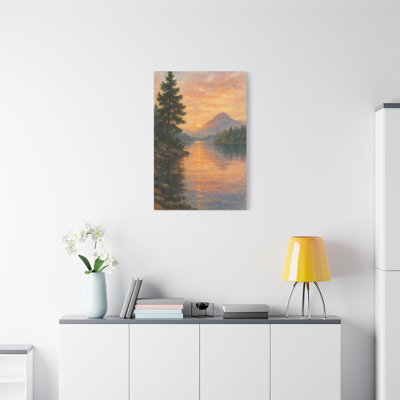 Aaroon Single Picture Frame Print on Canvas