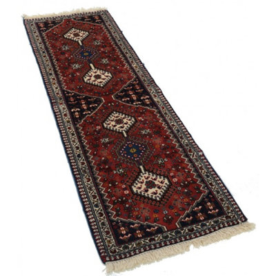 Bondy One-of-a-Kind 2'1'' X 6'6'' Runner Lamb's Wool Area Rug Rust