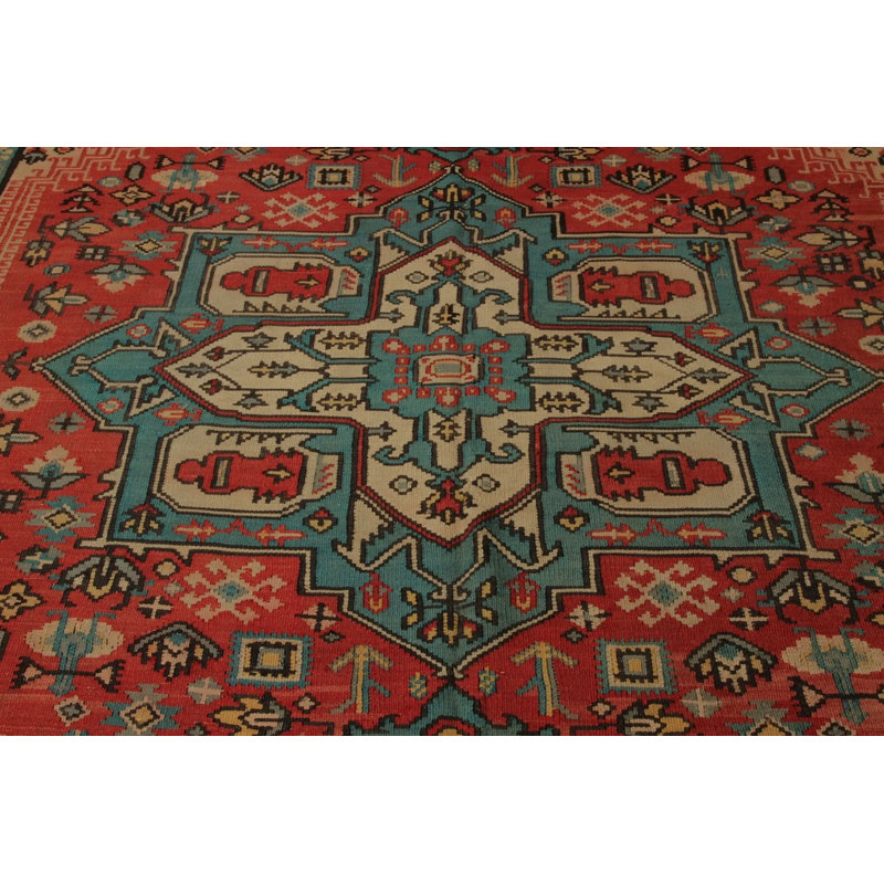 Hand Knotted Wool Floral Area Rug
