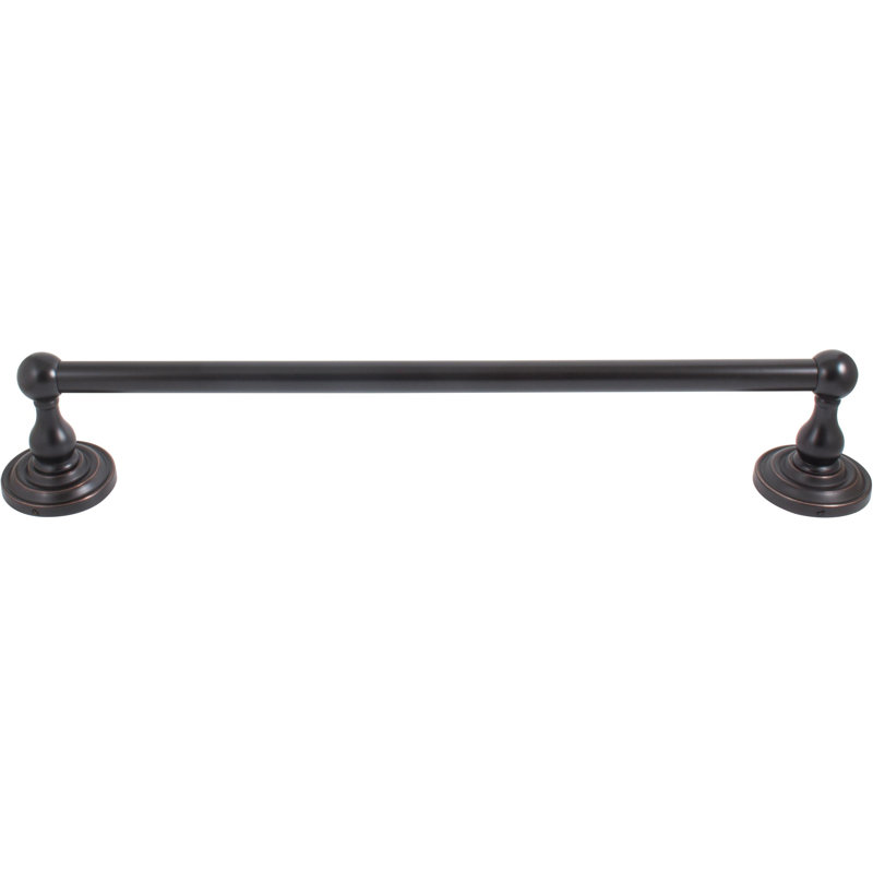 Barre à serviettes murale Charlotte, Bronze vintage, H 3 po x l 19,5 po x P 5 po