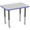 Rectangle T-Mold Adjustable Height Activity Table