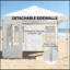Stable Pop Up Canopy Tent, Portable Instant Shelter with UPF50+ Sun Protection and Easy Setup-125990110