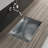 Cantrio MS-012 21 inch 18-Gauge 304 Stainless Steel Rectangular Undermount Utility Bathroom Sink in Brushed Steel-88576535