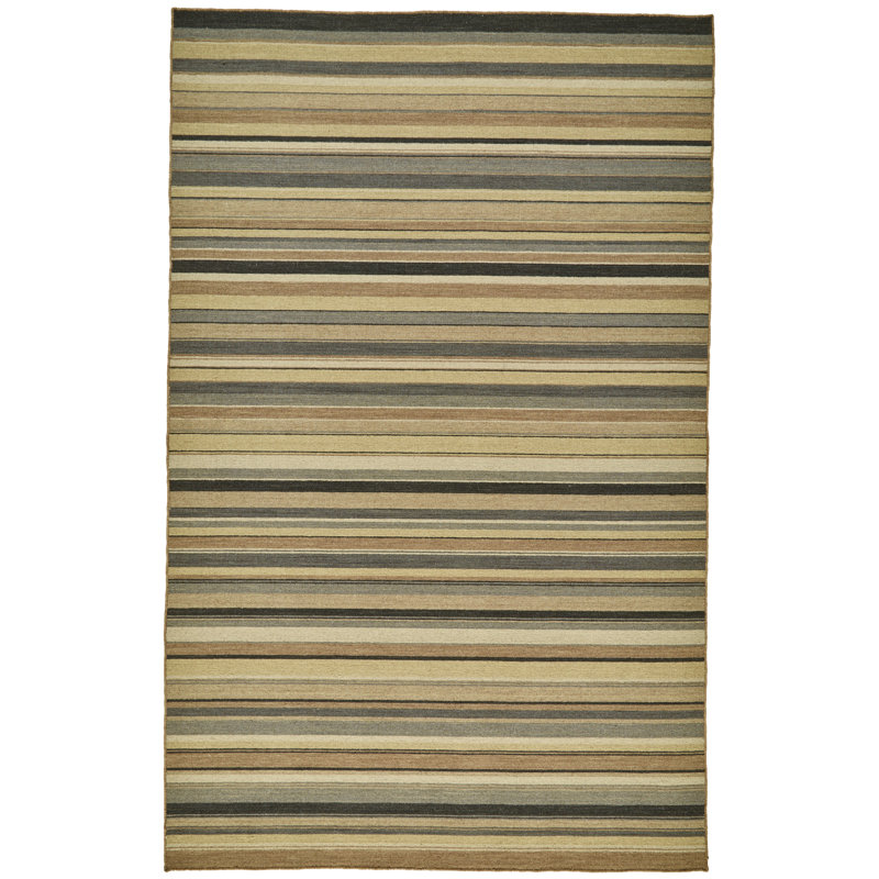 Striped Indoor Rug, Rectangle 5' x 8'