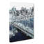 San Francisco Oakland Bay Bridge Abstract Art - Wrapped Canvas-55340828