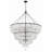 Jacquelynn 24 - Light Steel Dimmable Tiered Chandelier-83842451
