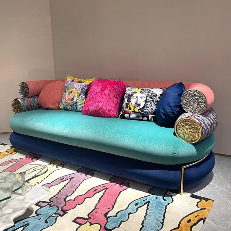 Simple Creative Casual Sofa, Blue