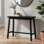 Table de bar compacte d'inspiration asiatique P 22 po x l 42 po x H 36 po Elegant