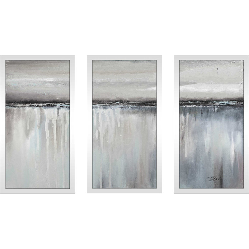 «Mute Paysage I» par Patricia Pinto - Cadre photo multi-pièces, L 40,5 po x H 25,5 po x P 1 po