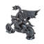 Figurine motard dragon sur squelette