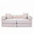 Modular Couch Sofa Bed For Apartment,Convertible Sofa Bed,Fixed-Shape Frame & Removable Armrests,Folding Mattress Couch For Small Spaces ,No Assembly-1682744670