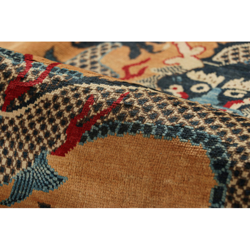 One-of-a-Kind No Hand Knotted Area Rug