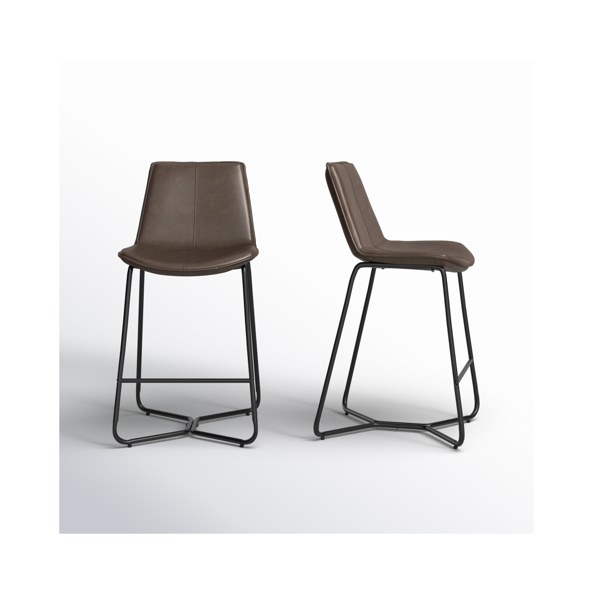 Alivia Bar & Counter Stool, Brown, Counter Stool (26" Seat Height)