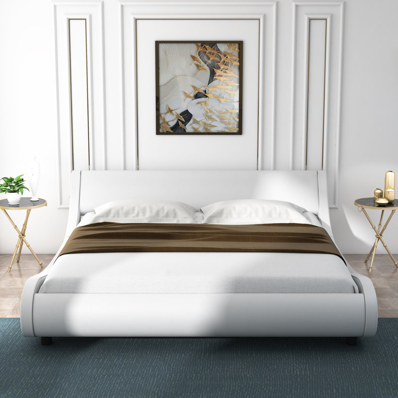 Lit standard Charilyn, Grand, Blanc