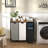 Rolling Laundry Center with Top Shelf Laundry Hamper with Wheels