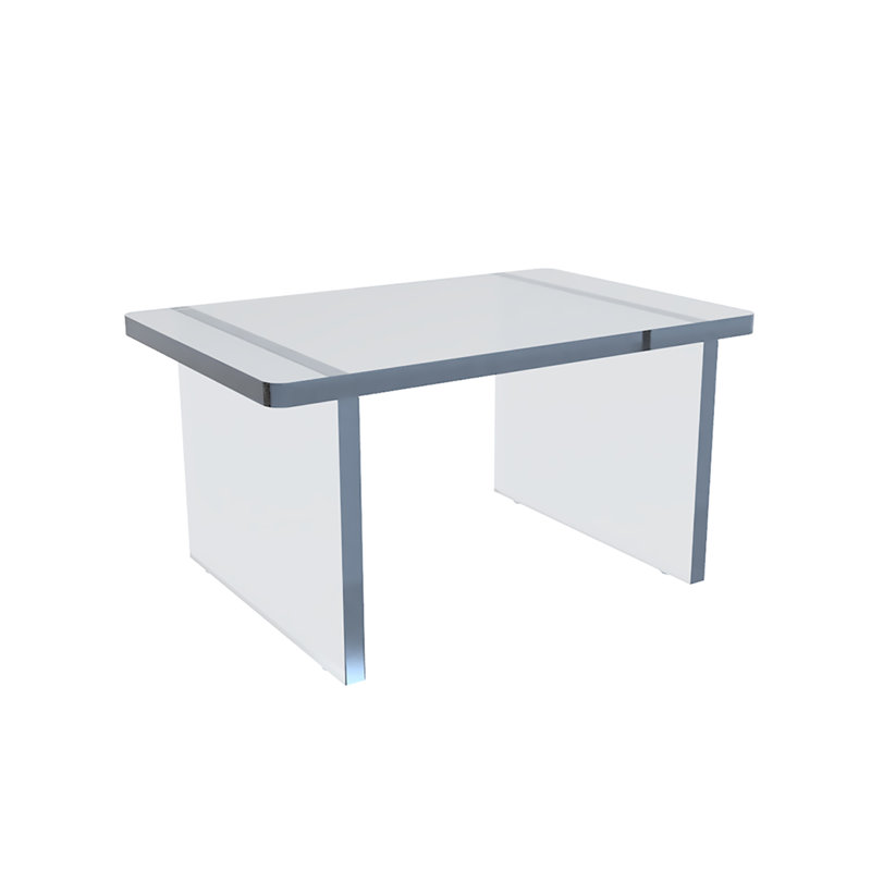 Clear Acrylic Desktop Monitor Stand with Storage Space