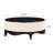 Woodmansee Round Coffee Table in Cream and Black