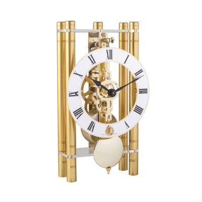 Burket Tabletop Clock in Gold