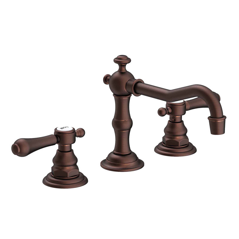 Chesterfield Widespread Bathroom Faucet with Drain Assembly, Oil Rubbed Bronze