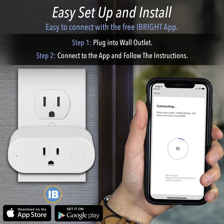 IBRIGHT 15 Amps Tamper Resistant Smart Plug & Reviews