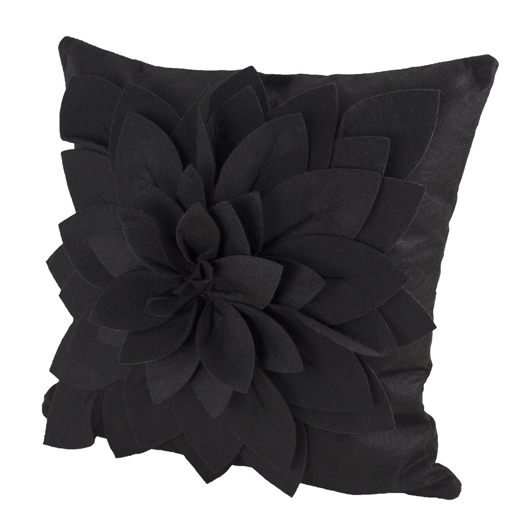 Sara's Garden Polyester Throw Square Pillow Cover & Insert Fennco Styles