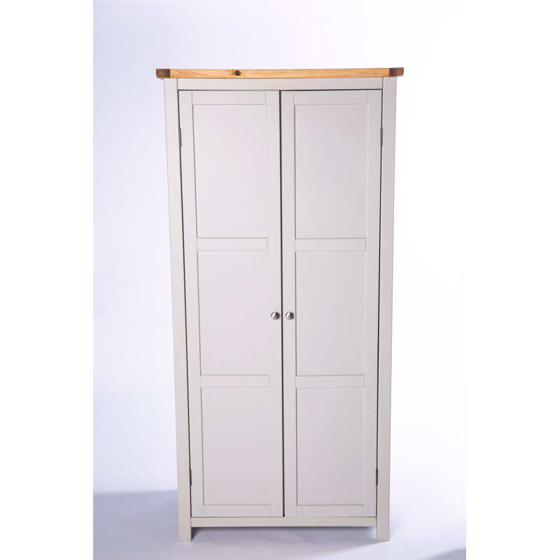 Espada 2 Door Solid + Manufactured Wood Wardrobe
