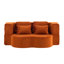 Matelas pour canapé pliant en tissu moelleux moderne avec mousse haute densité, aucun assemblage requis