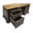Shaan Executive Desk with Built-In Electrical Outlet