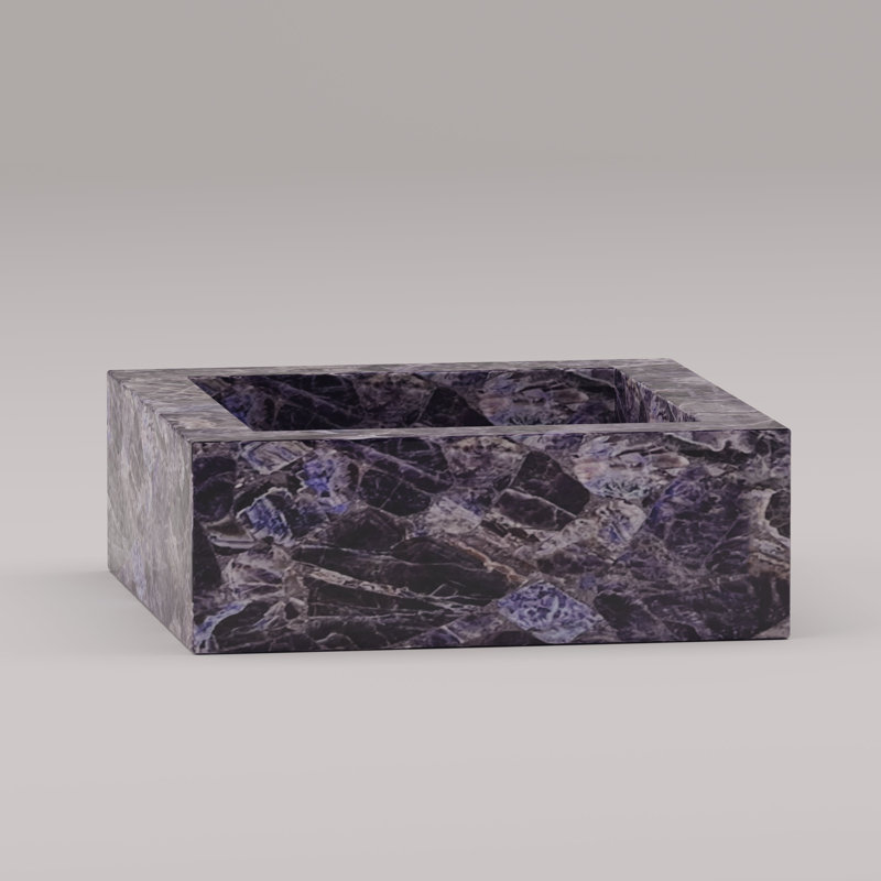 Square Wash Basin, Amethyst