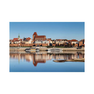 Torun, Vistula, City Landscape, Poland by Mikolaj Gospodarek - Wrapped Canvas Print