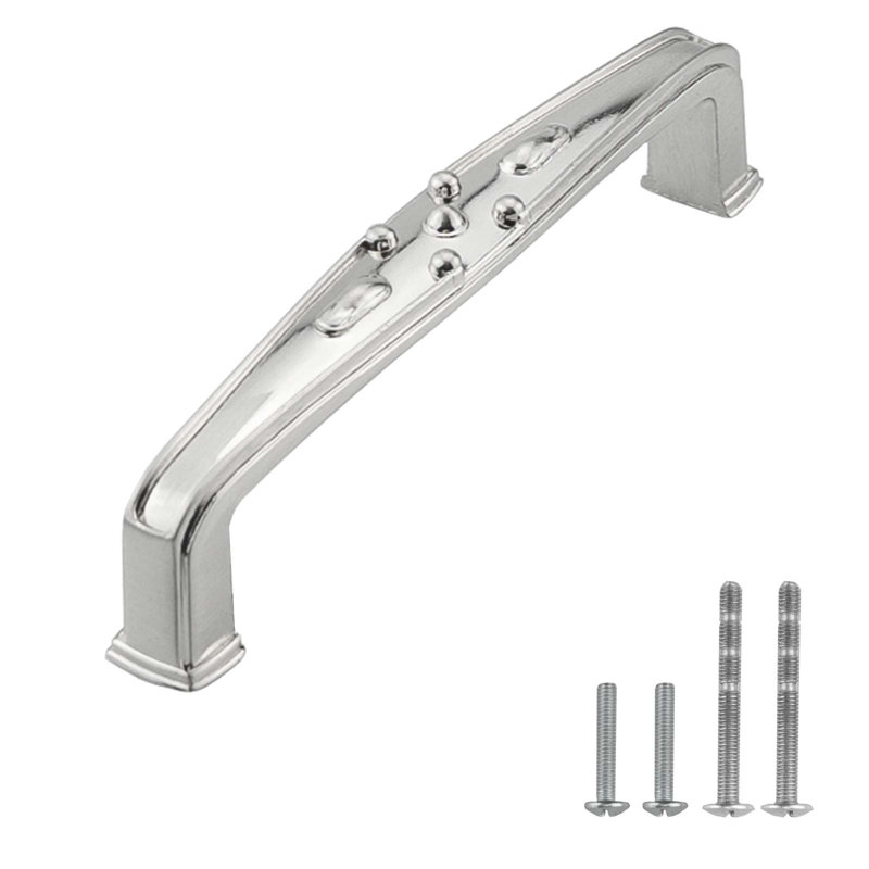 3 3/4" Center Arch Pull Multipack, Brushed Nickel