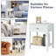 48cm W Manufactured Wood Bedside Table